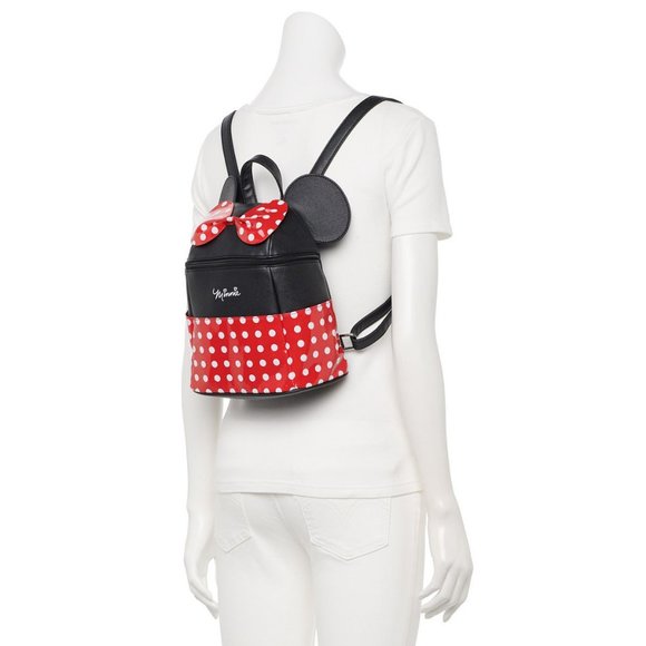 Disney Minnie Mouse Polka Dot Mini Backpack by Danielle Nicole - Picture 2 of 4
